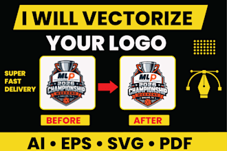 vectorize your logo and convert jpg png to editable vector