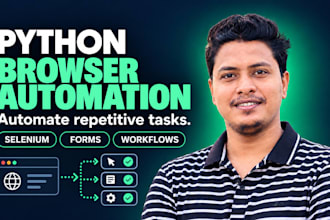 build python browser automation scripts with selenium