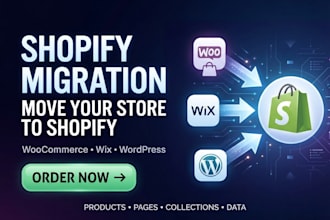 migrate your ecommerce store to shopify professionally