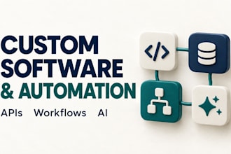 develop custom software and automation tools