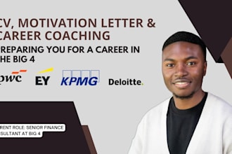 improve your CV, cover letter and help you land big 4 jobs