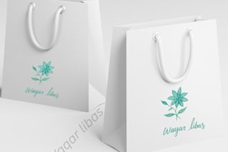 design a professional logo for your shopping bag