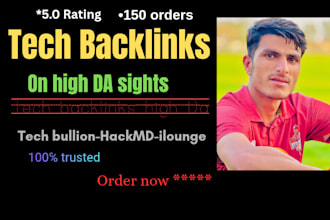 build high quality tech backlinks on high da websites