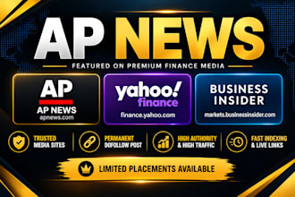 publish guest post on yahoo finance, apnews,com streetinsider