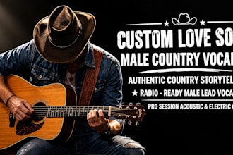 be your special occasion male country ballad singer  and love demo song vocalist