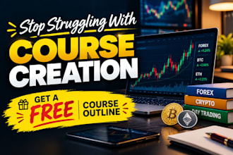 create forex course, trading, stock, crypto, course and online course content