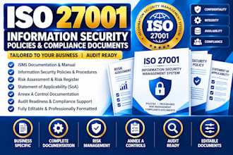 create iso 27001 information security policies and compliance documents