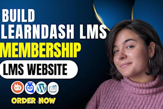 build a paid memberships pro learndash lms wordpress website
