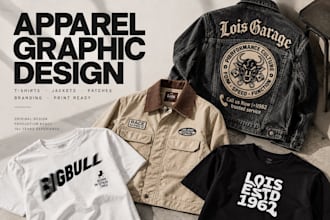 design streetwear and apparel graphics