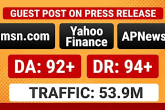 publish press release on yahoo finance with 400 media sites