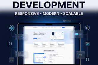do responsive web development using react or nextjs