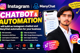 build an instagram chatbot and manychat automation for your business