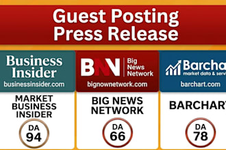 publish your article on barchart, businessinsider, big news network