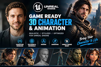 build mobile game development unreal engine or unity 2d 3d game developer
