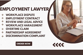be your employment lawyer for contracts and wrongful termination