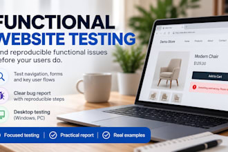 test your website and report reproducible functional bugs