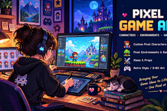 draw pixel art game