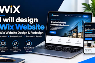 design wix website and redesign a business wix website