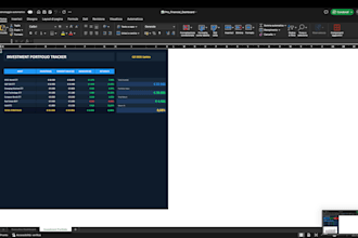 build a financial dashboard and tracker in excel