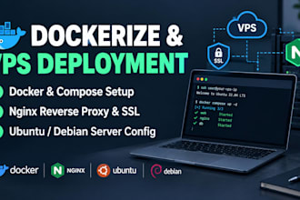 dockerize your app and deploy it on vps with nginx and ssl