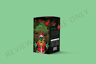 design halloween gift box, treat box and custom packaging
