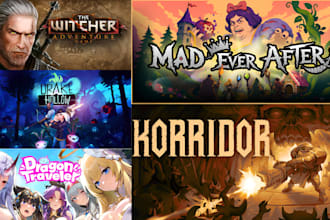 design steam capsule art, steam store page key art and game cover artist
