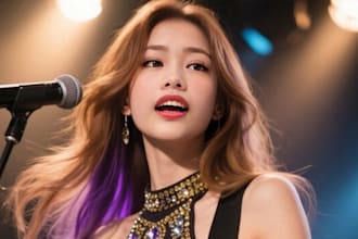 create catchy korean kpop lyrics and vocal melodies for your original track