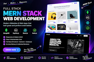build a modern full stack mern stack website