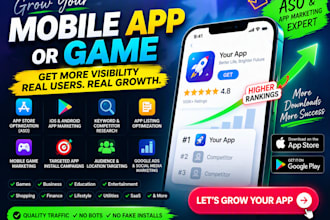 do aso mobile app promotion, get IOS app install, app marketing game promotion