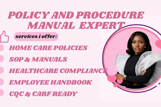 write home care policy and procedure manual, healthcare sops, employee handbook