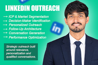 do targeted linkedin outreach to generate qualified leads