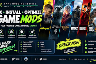 fix install cyberpunk 2077 skyrim bg3 modpack dayz rdr2 mod rdr 2jwe gta 5 xbox
