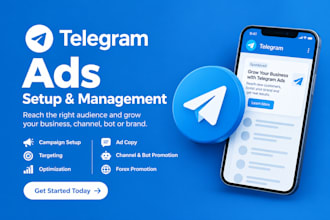 run telegram ads fix all ads issue telegram ad for game, forex promotion