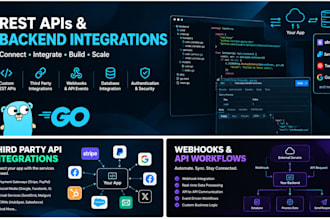 build rest apis and integrate third party services