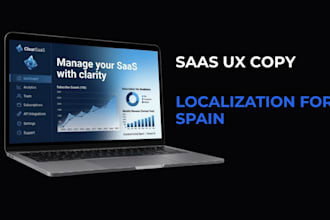 localize english saas and product UX into european spanish