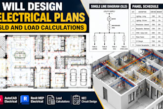 create building electrical plans and load calculations