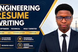 write a professional ats engineering resume and CV