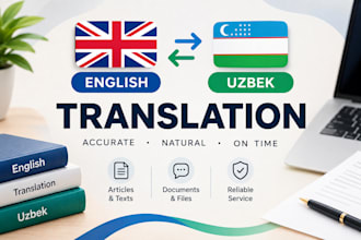 translate english to uzbek
