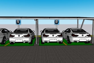 design solar pv system using pvsyst and autocad