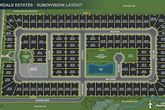 create 2d plat maps, parcel maps, cadastral maps, and boundary maps
