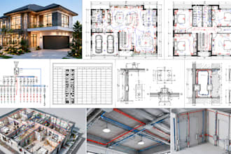 design residential electrical drawings and panel schedules