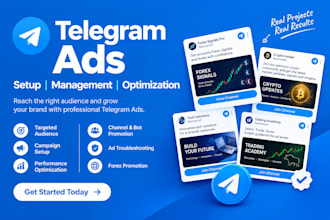 run telegram ads fix ads issues fix ad destination, forex promotion