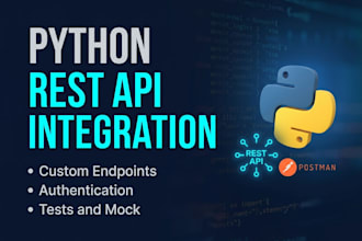 create a rest API integration with python