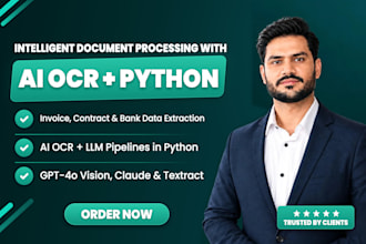 automate document processing with ai ocr, python pipelines for data extraction