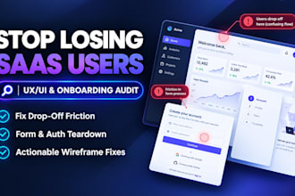 audit your saas or web app UI UX and onboarding funnel for conversions