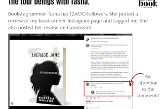 create a customized bookstagram tour connecting your book with influencers