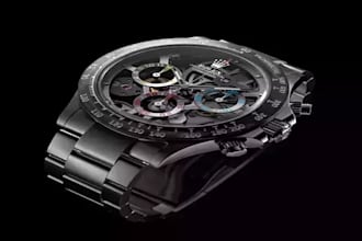 design a custom luxury skeleton watch with 3d cad modeling