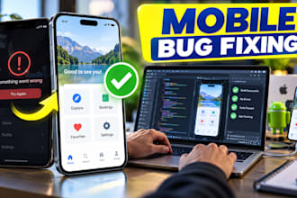 fix bugs, update and redesign your existing mobile app android ios flutter