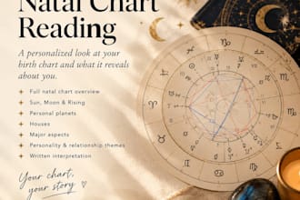 give you a personalized natal chart reading