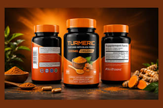 design professional bottle, jar and container labels